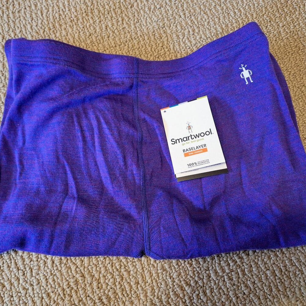 Smartwool Kids Size XL Classic Thermal Merino Base Layer Bottom, EUC